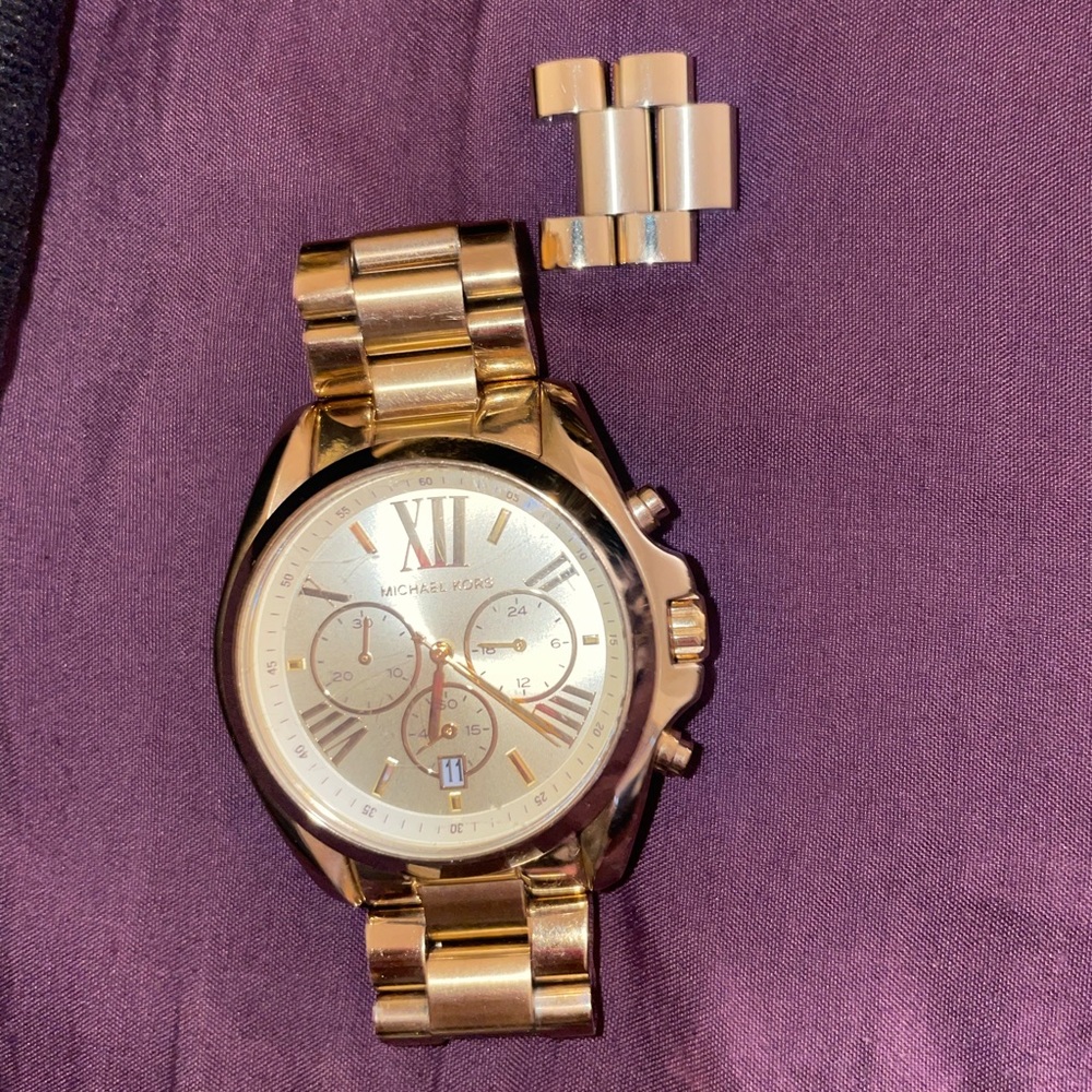 Gold Michael Kors watch